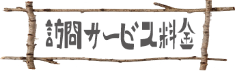 訪問サービス料金