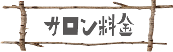 サロン料金